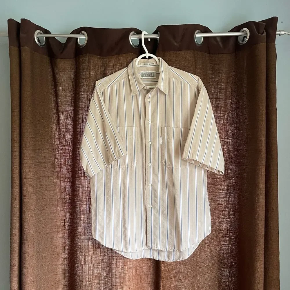 Vintage Levi's Silver Label Button-Up Polo T-shirt